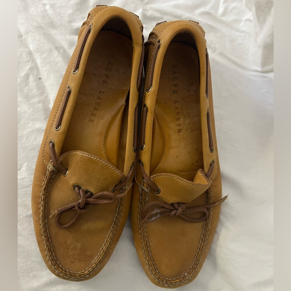 Polo ralph lauren leather loafers